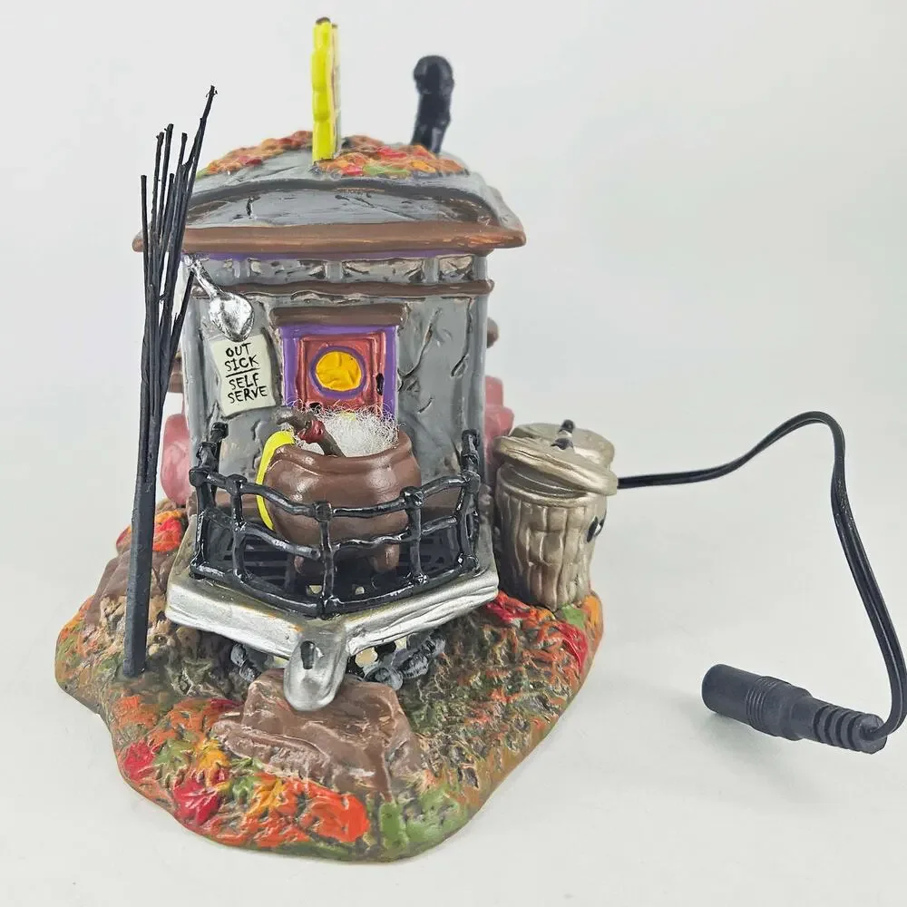 Department 56 Halloween Upchuck's Soup Kitchen Haunted Wheels Food Trucks